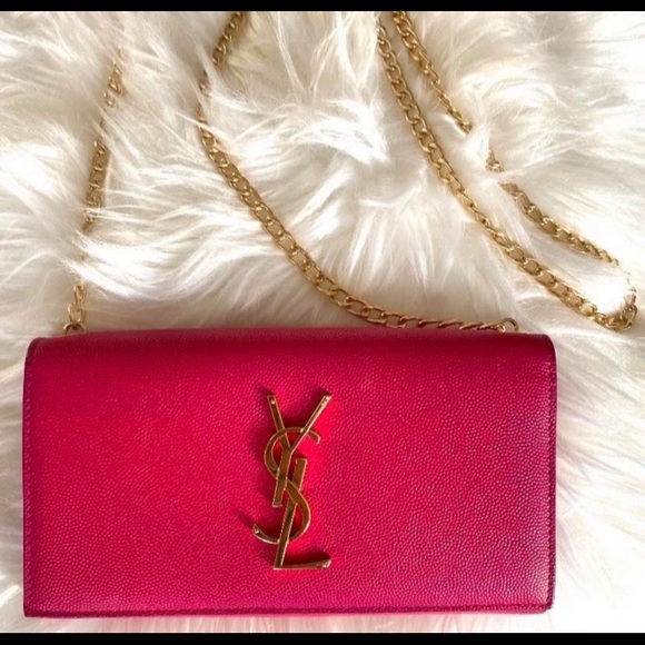 SOLD YSL Saint Laurent Wallet on a chain - Picture 6 of 13